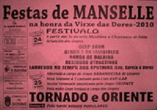 Cartel festa Manselle 2010
