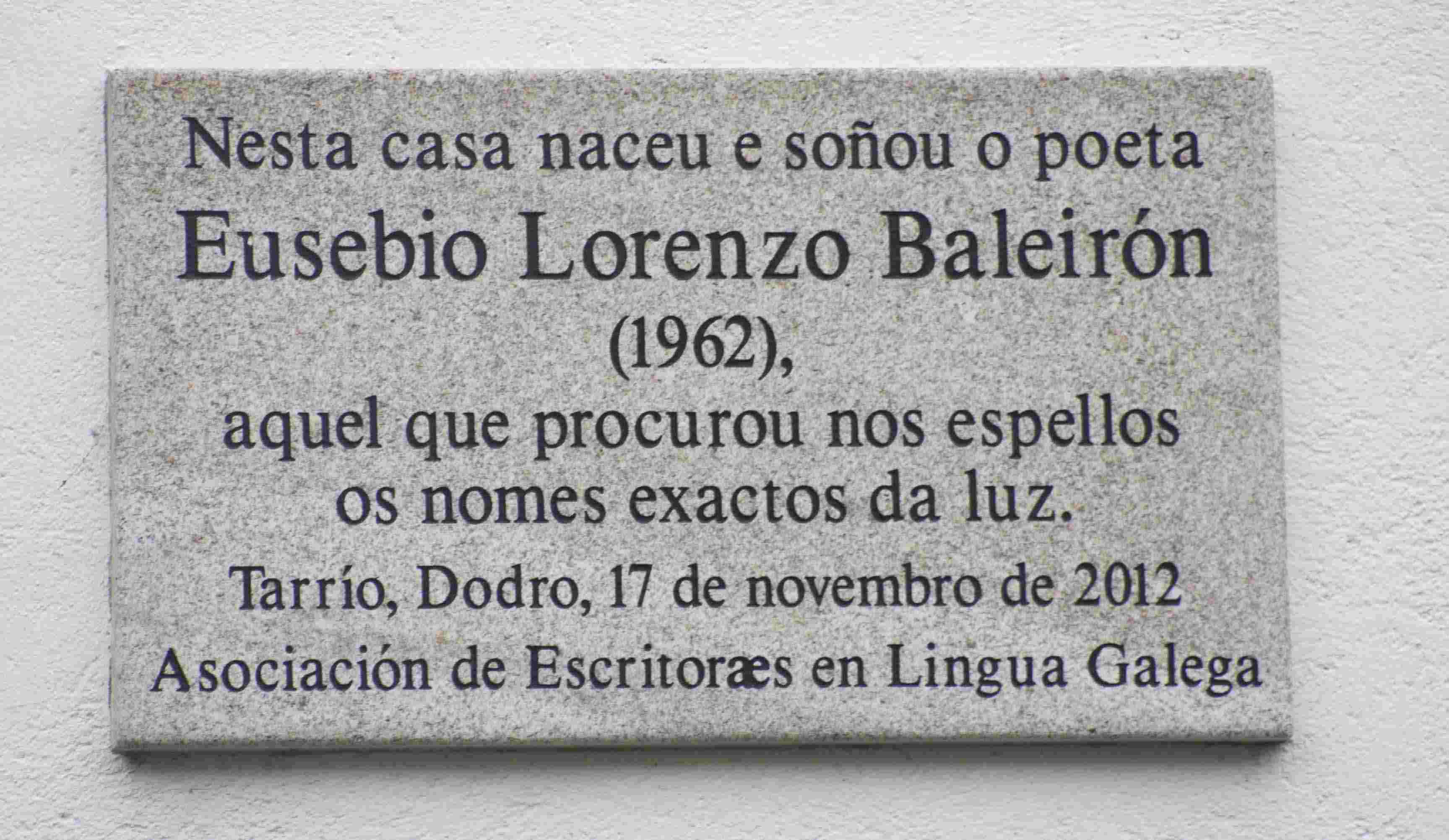 imaxe de Eusebio Lorenzo Baleirón